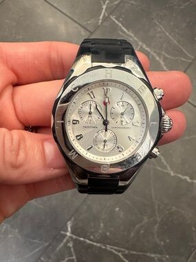 Michele Watch with Rubber Band.